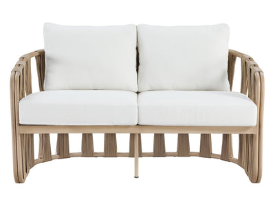 San Pietro 60.5" Wide Resilient Waterproof Fabric Upholstered Patio Loveseat