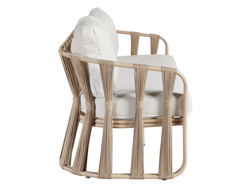 San Pietro 60.5" Wide Resilient Waterproof Fabric Upholstered Patio Loveseat