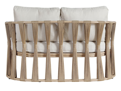 San Pietro 60.5" Wide Resilient Waterproof Fabric Upholstered Patio Loveseat