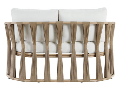 San Pietro 60.5" Wide Resilient Waterproof Fabric Upholstered Patio Loveseat