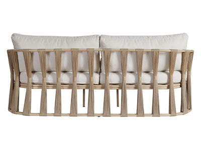 San Pietro 90.5" Wide Resilient Waterproof Fabric Upholstered Patio Sofa