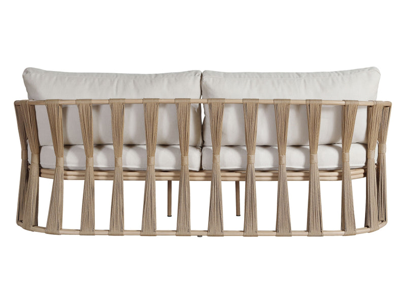 San Pietro 90.5" Wide Resilient Waterproof Fabric Upholstered Patio Sofa