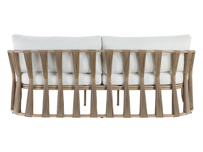 San Pietro 90.5" Wide Resilient Waterproof Fabric Upholstered Patio Sofa