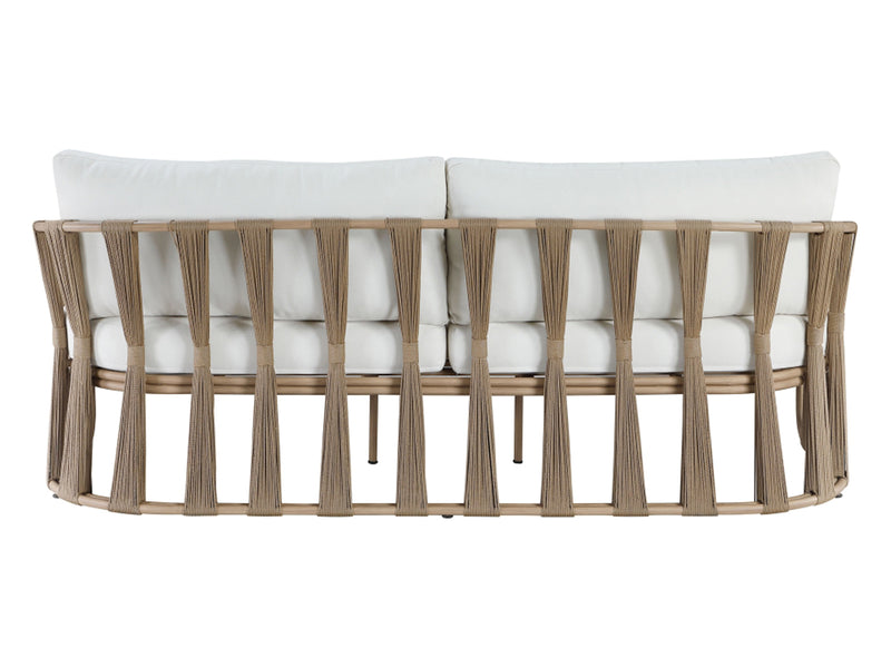 San Pietro 90.5" Wide Resilient Waterproof Fabric Upholstered Patio Sofa