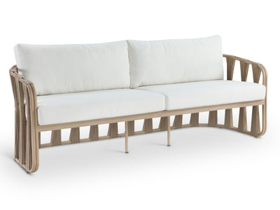 San Pietro 90.5" Wide Resilient Waterproof Fabric Upholstered Patio Sofa