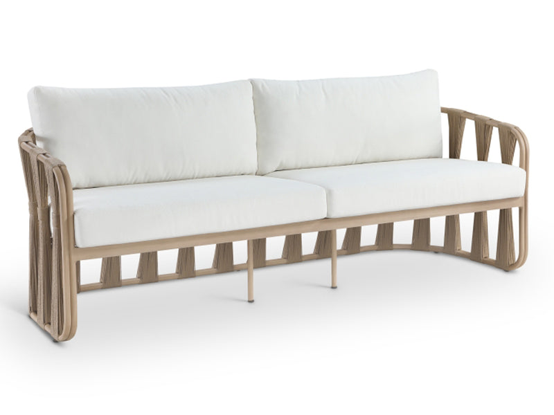 San Pietro 90.5" Wide Resilient Waterproof Fabric Upholstered Patio Sofa