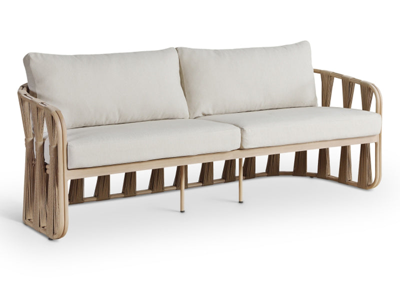 San Pietro 90.5" Wide Resilient Waterproof Fabric Upholstered Patio Sofa