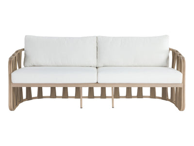 San Pietro 90.5" Wide Resilient Waterproof Fabric Upholstered Patio Sofa