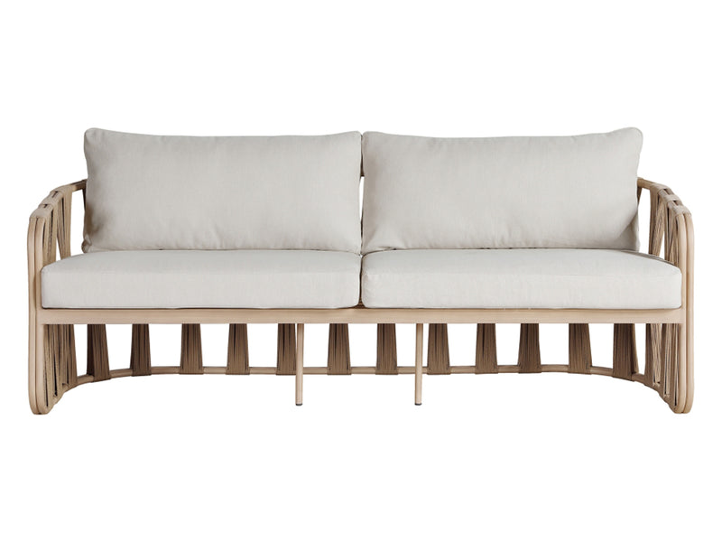 San Pietro 90.5" Wide Resilient Waterproof Fabric Upholstered Patio Sofa