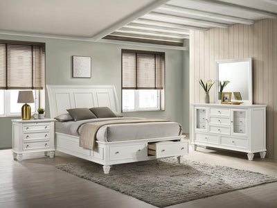 Sandy Beach Storage Platform Bedroom Set