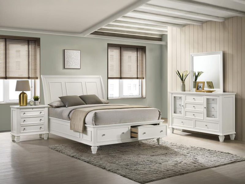 Sandy Beach Storage Platform Bedroom Set