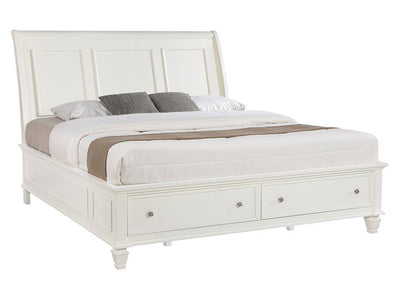 Sandy Beach Storage Platform Bed