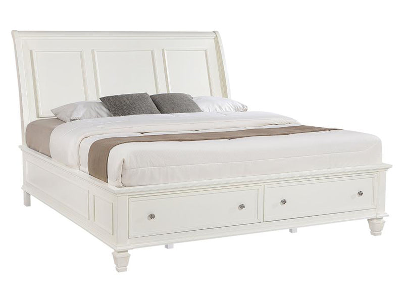Sandy Beach Storage Platform Bedroom Set