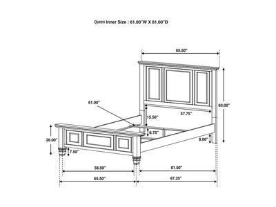 Sandy Beach Platform Bed