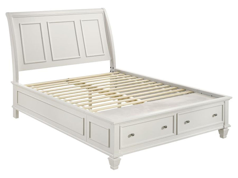 Sandy Beach Storage Platform Bed