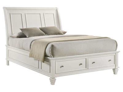 Sandy Beach Storage Platform Bed