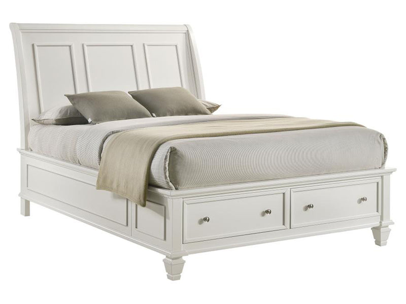 Sandy Beach Storage Platform Bedroom Set