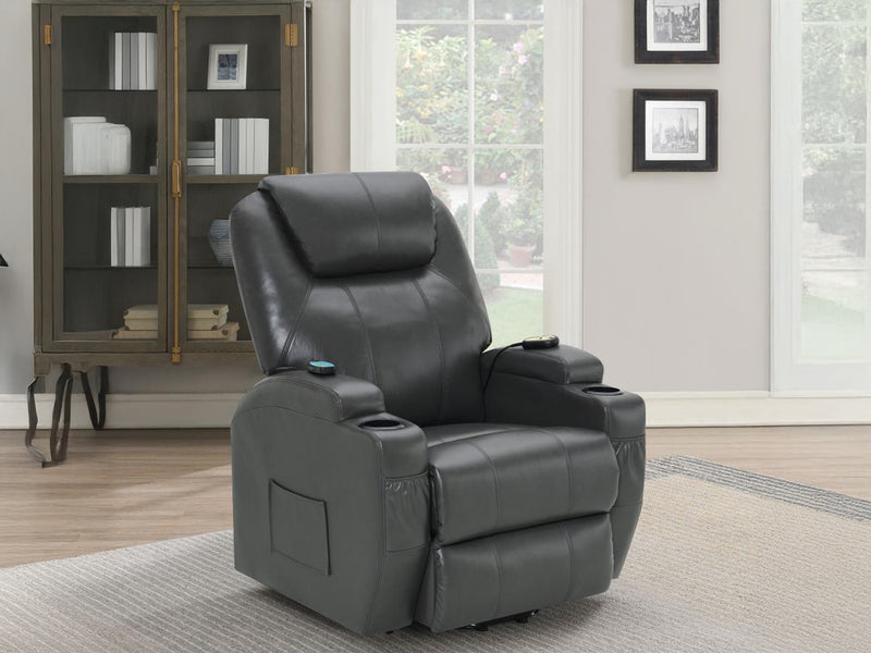 Sanger 33" Wide Power Lift Massage Recliner Chair