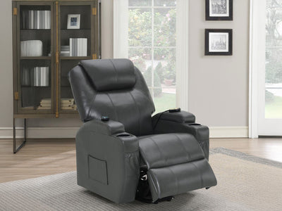 Sanger 33" Wide Power Lift Massage Recliner Chair