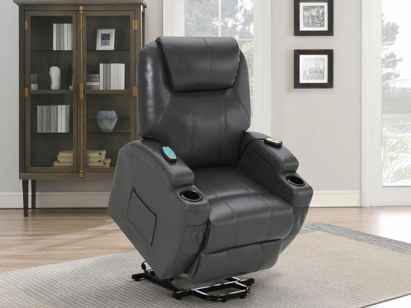 Sanger 33" Wide Power Lift Massage Recliner Chair