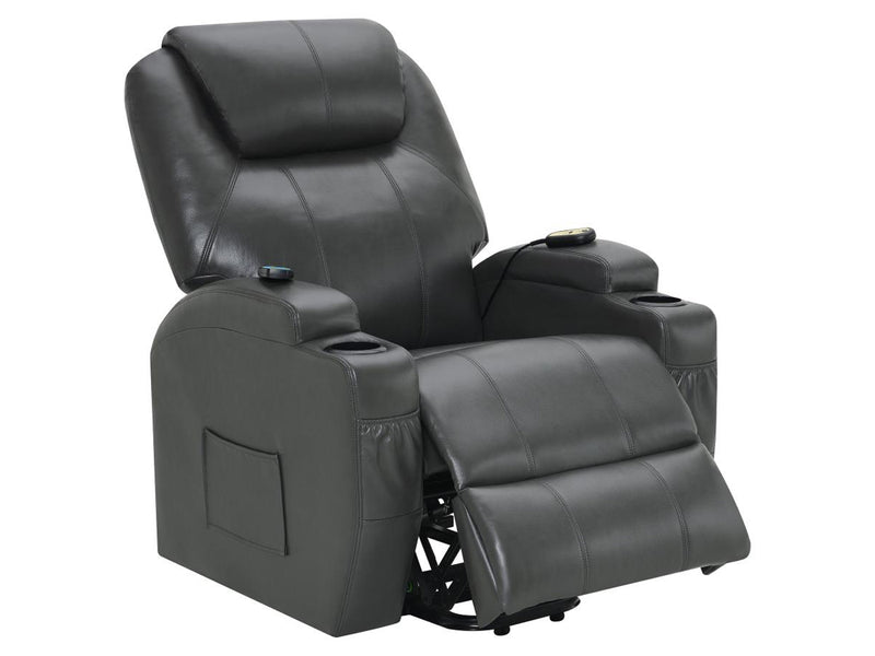 Sanger 33" Wide Power Lift Massage Recliner Chair
