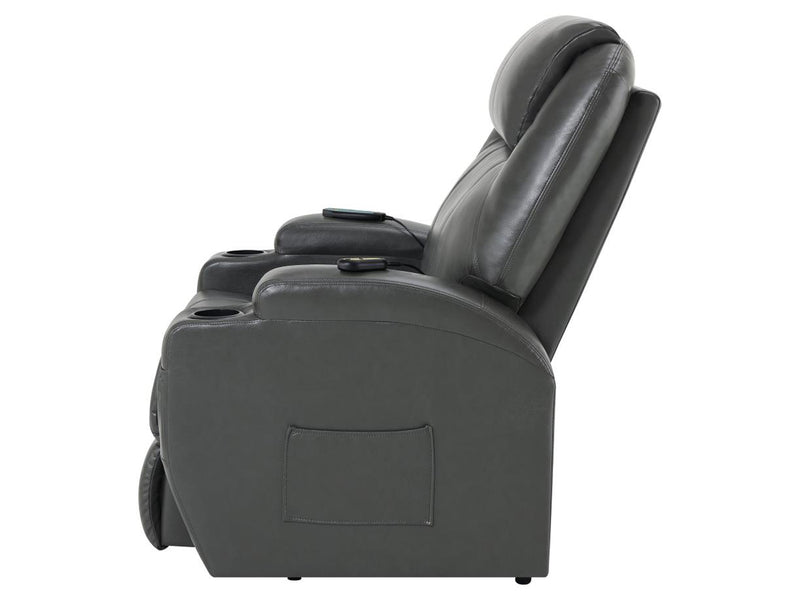 Sanger 33" Wide Power Lift Massage Recliner Chair