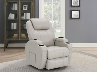 Sanger 33" Wide Power Lift Massage Recliner Chair