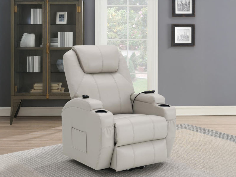 Sanger 33" Wide Power Lift Massage Recliner Chair