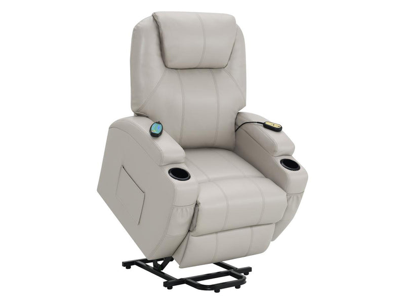 Sanger 33" Wide Power Lift Massage Recliner Chair