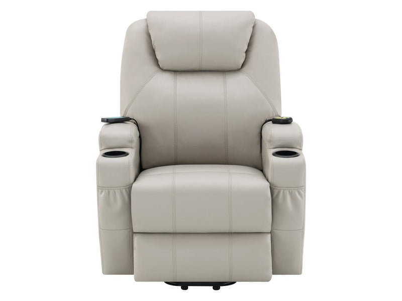 Sanger 33" Wide Power Lift Massage Recliner Chair