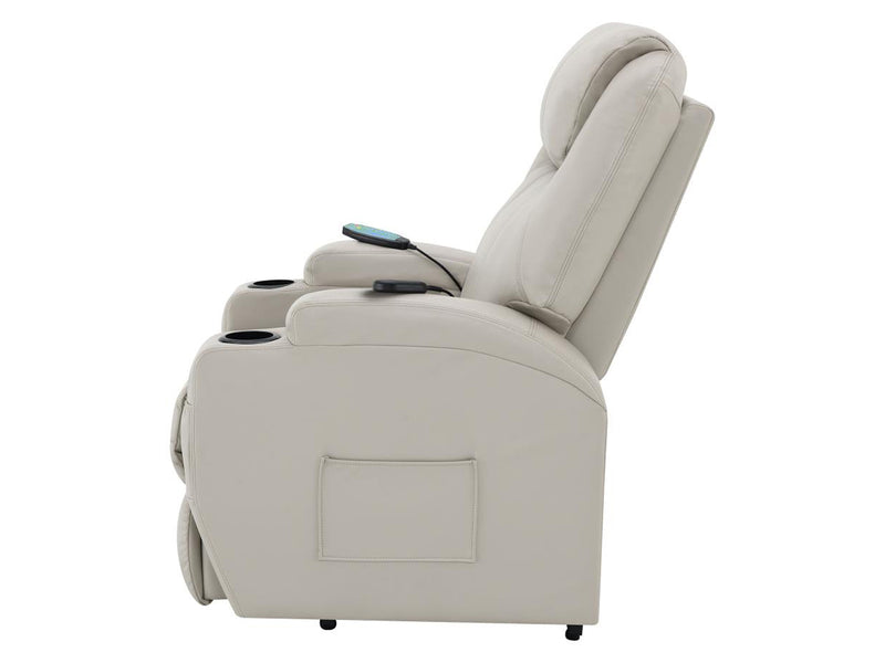 Sanger 33" Wide Power Lift Massage Recliner Chair