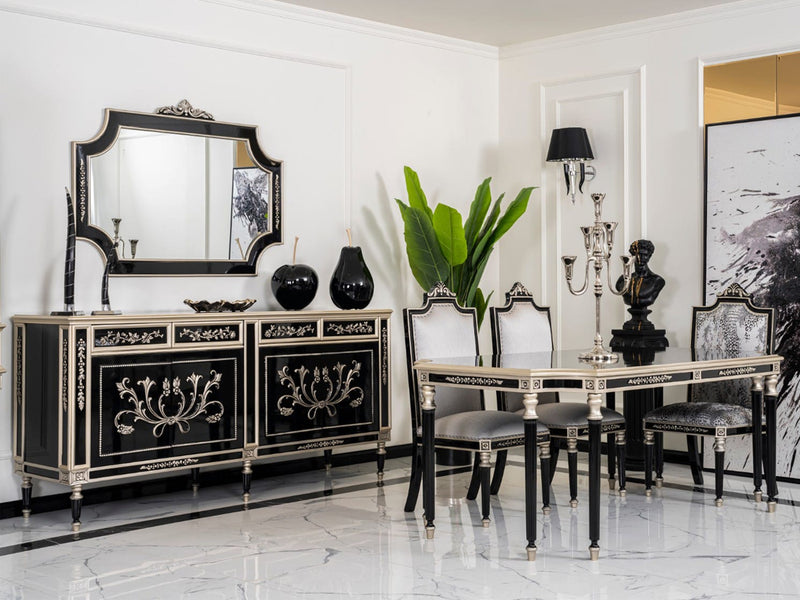 Saray Class 6 Person Traditional Dining Room Set