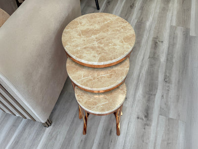 SC Copper Nesting Table