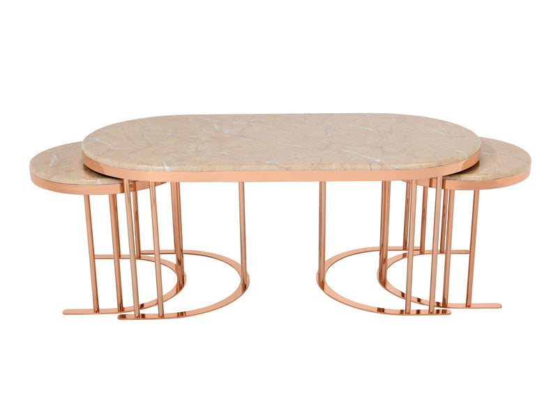 SC Copper 47" Wide Coffee Table