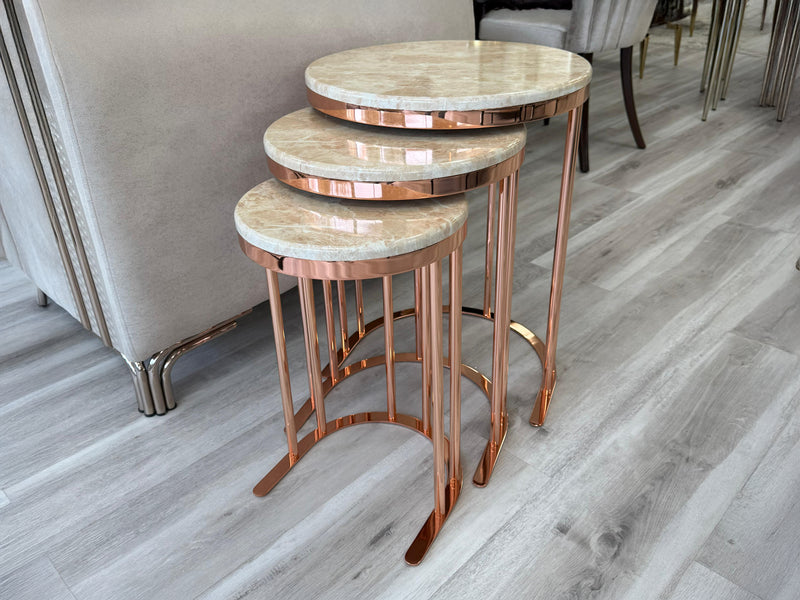 SC Copper Nesting Table