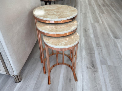 SC Copper Nesting Table
