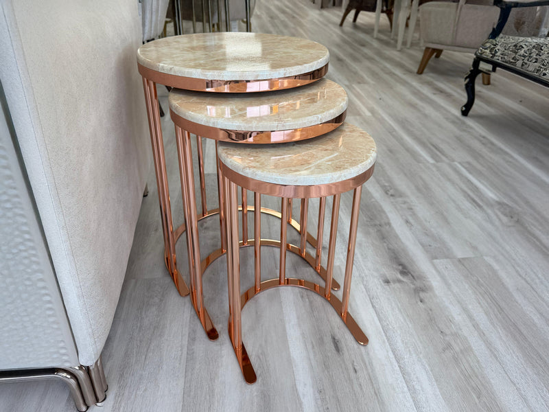 SC Copper Nesting Table