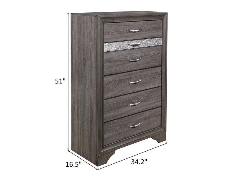 Seville G 34.2" Wide 6 Drawer Chest