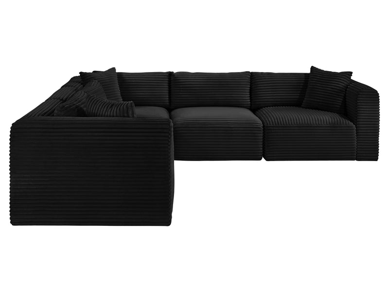 Shaggy 109" / 109" Wide L Shape Modular Sectional