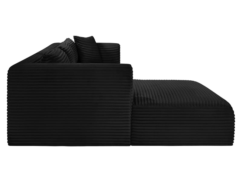 Shaggy 114" / 70" Wide L Shape Modular Sectional