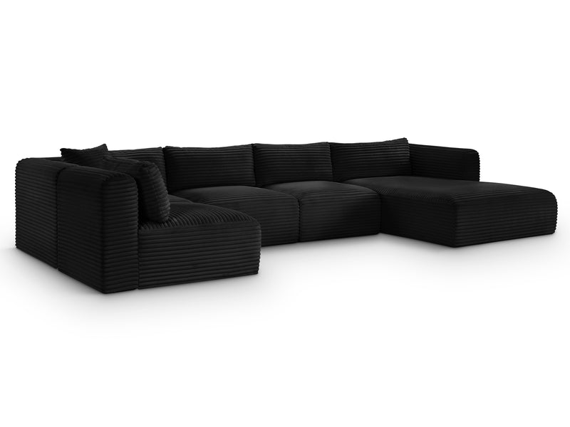 Shaggy 145" / 70" / 70" Wide U Shape Modular Sectional