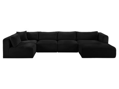 Shaggy 145" / 70" / 70" Wide U Shape Modular Sectional