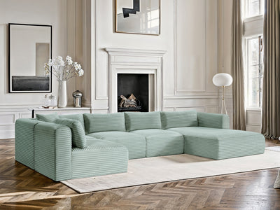 Shaggy 145" / 70" / 70" Wide U Shape Modular Sectional