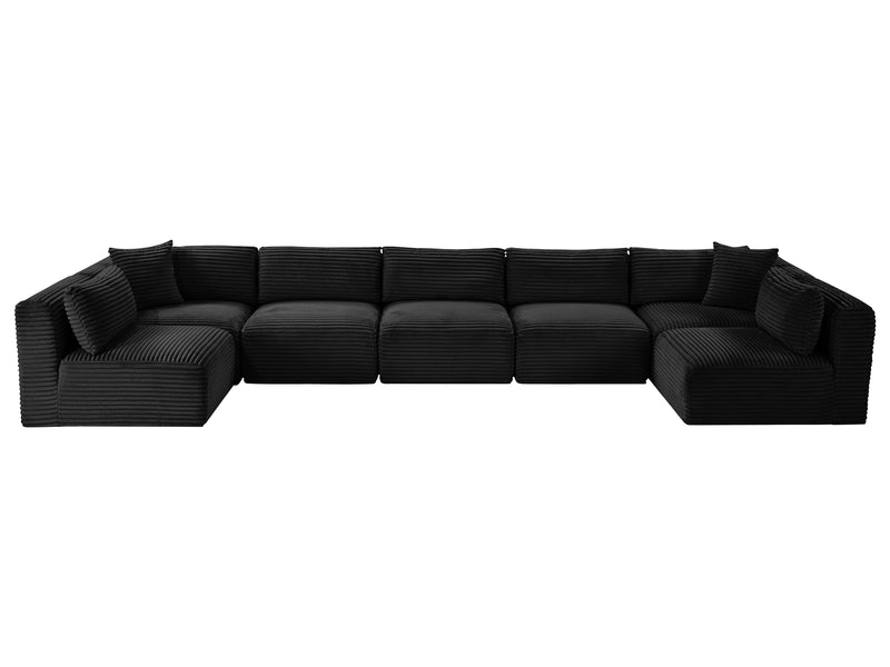 Shaggy 171" / 70" / 70" Wide U Shape Modular Sectional