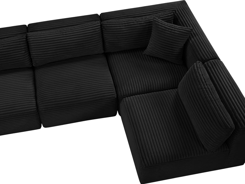 Shaggy 171" / 70" / 70" Wide U Shape Modular Sectional