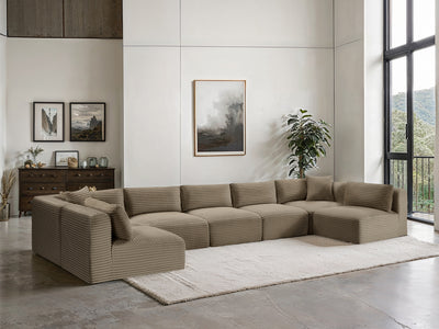 Shaggy 171" / 70" / 70" Wide U Shape Modular Sectional