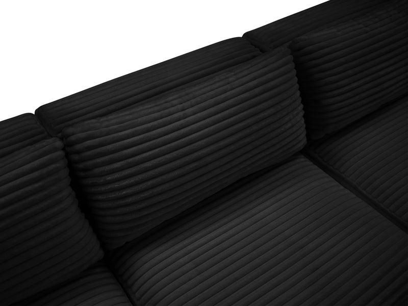 Shaggy 109" Wide 3 Piece Modular Sofa