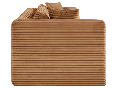 Shaggy 109" Wide 3 Piece Modular Sofa