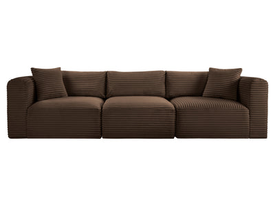 Shaggy 109" Wide 3 Piece Modular Sofa
