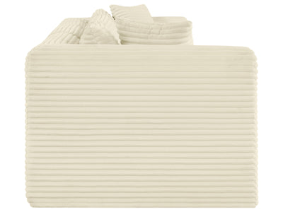 Shaggy 109" Wide 3 Piece Modular Sofa